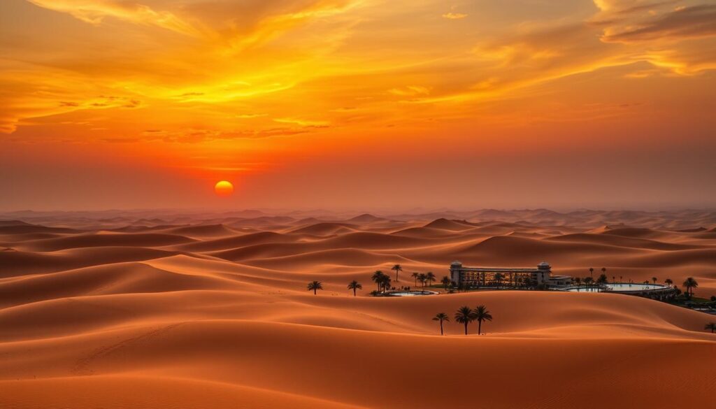 Dubai desert landscape