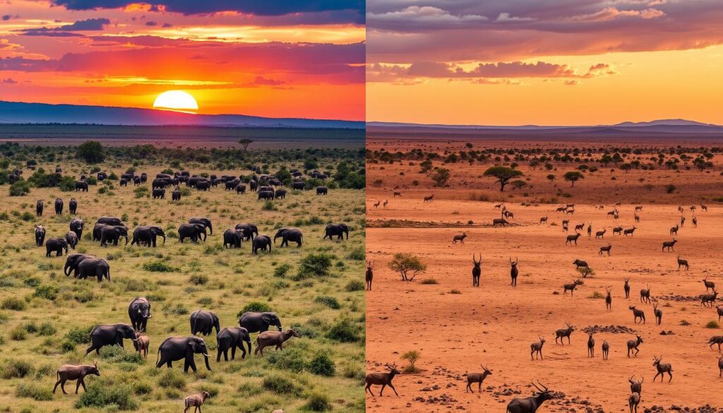 Seasonal wildlife patterns