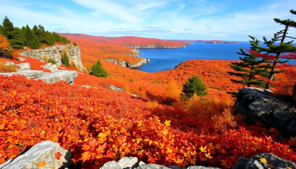 Acadia National Park fall foliage