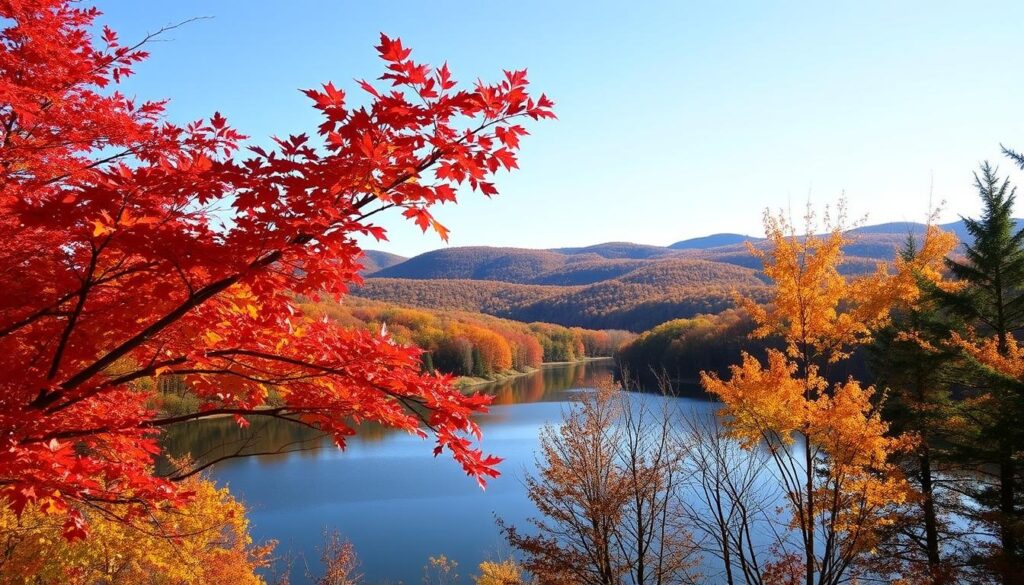 Fall foliage in New England