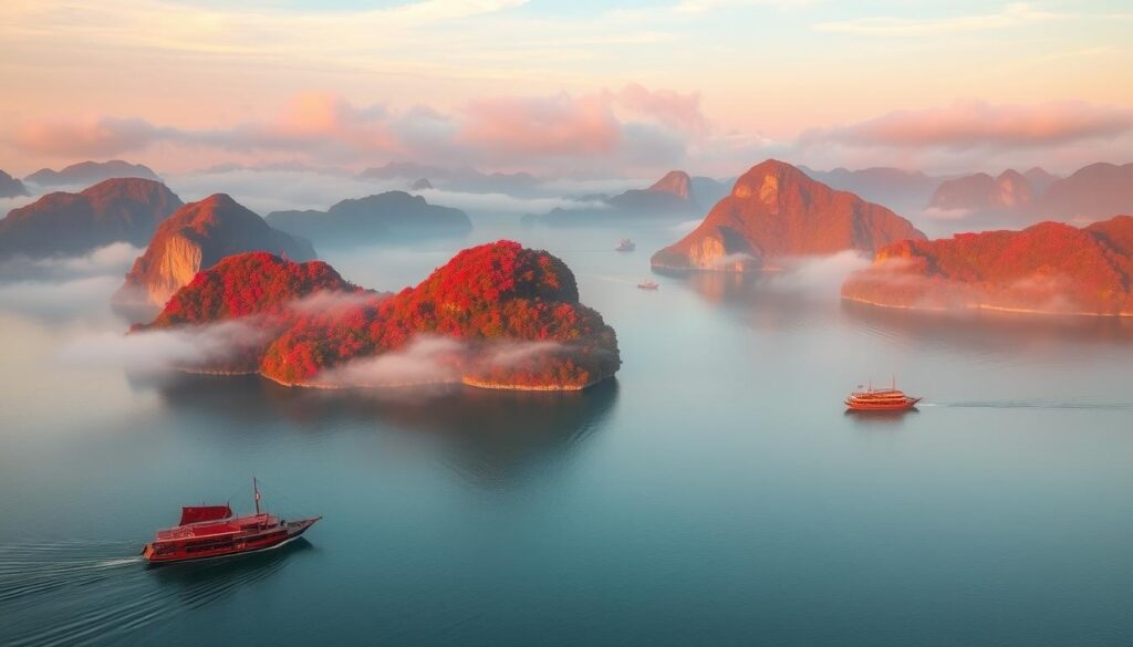 Halong Bay in Autumn