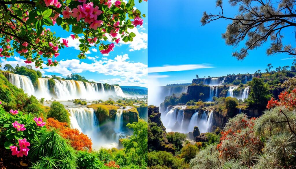 Iguazu Falls seasons