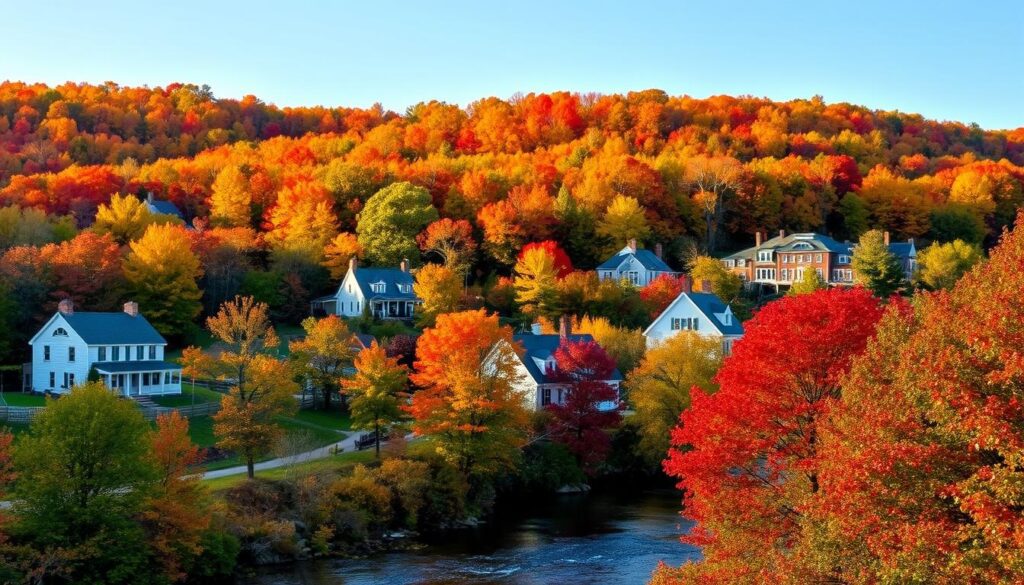 New England fall foliage