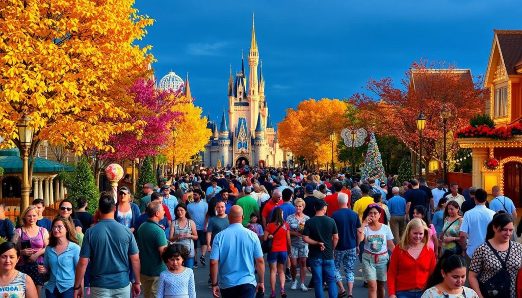 Seasonal crowds at Disney World