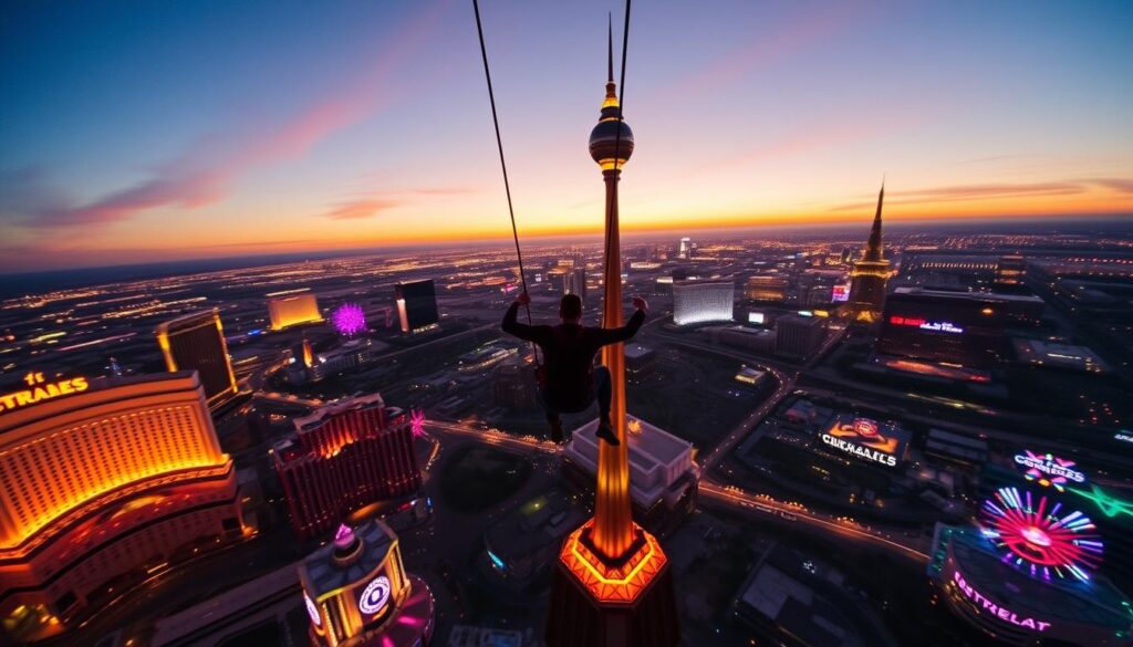 SkyJump at The STRAT Hotel, Casino & Tower