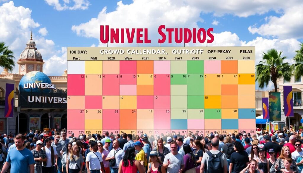 Universal Studios Crowd Calendar