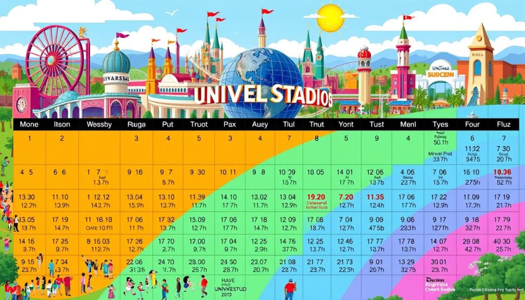 Universal Studios Crowd Calendar