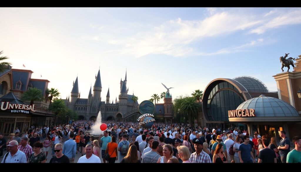 Universal Studios Hollywood crowd levels