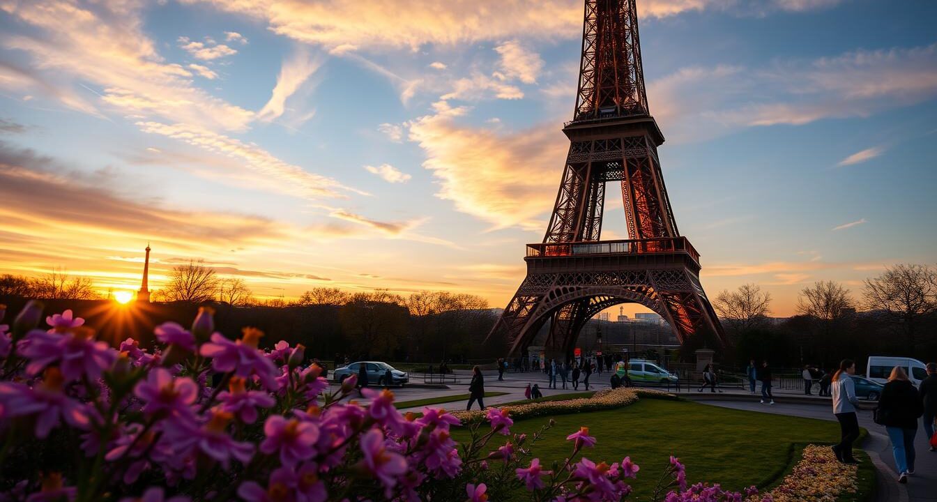 best time to visit eiffel tower