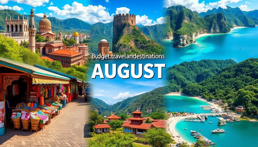 budget travel destinations august