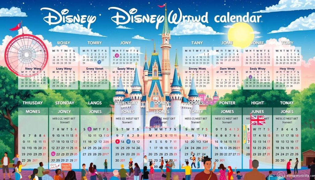 disney world crowd calendar