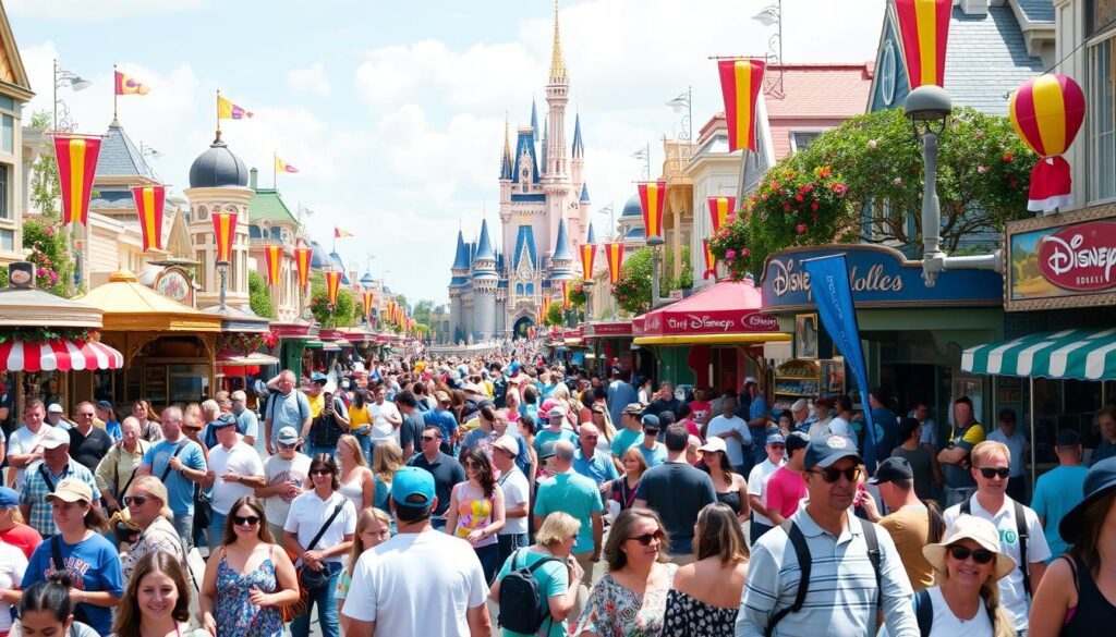 disney world spring break crowds