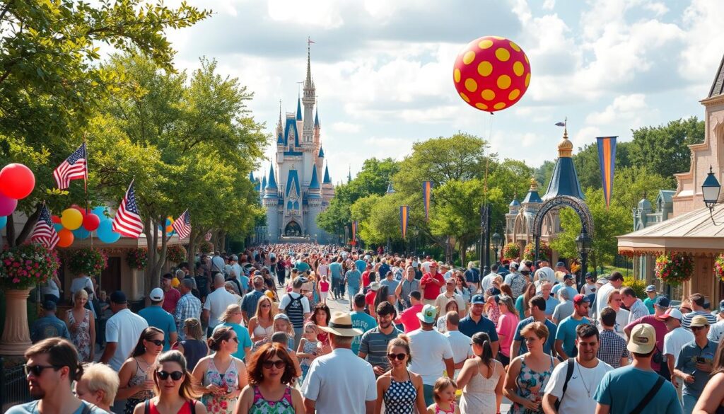 disney world summer crowds