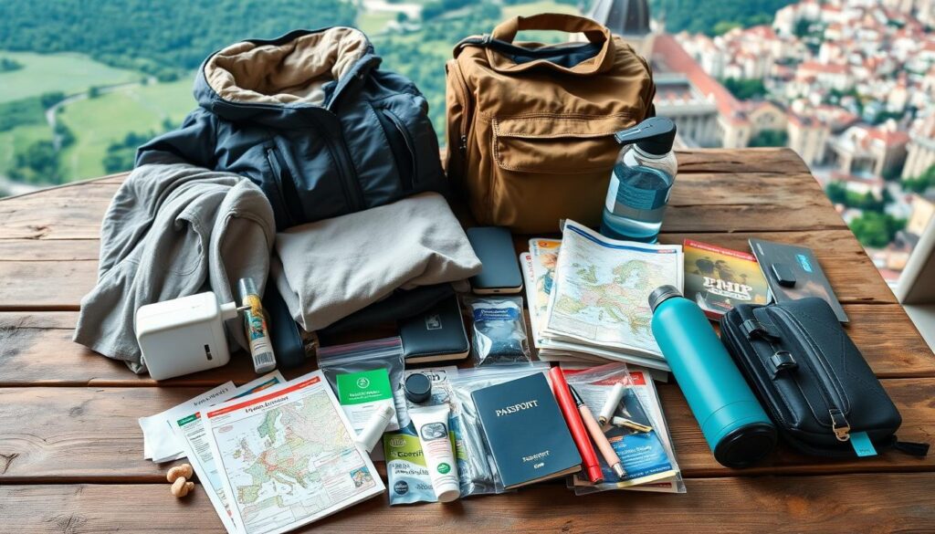 europe travel packing list