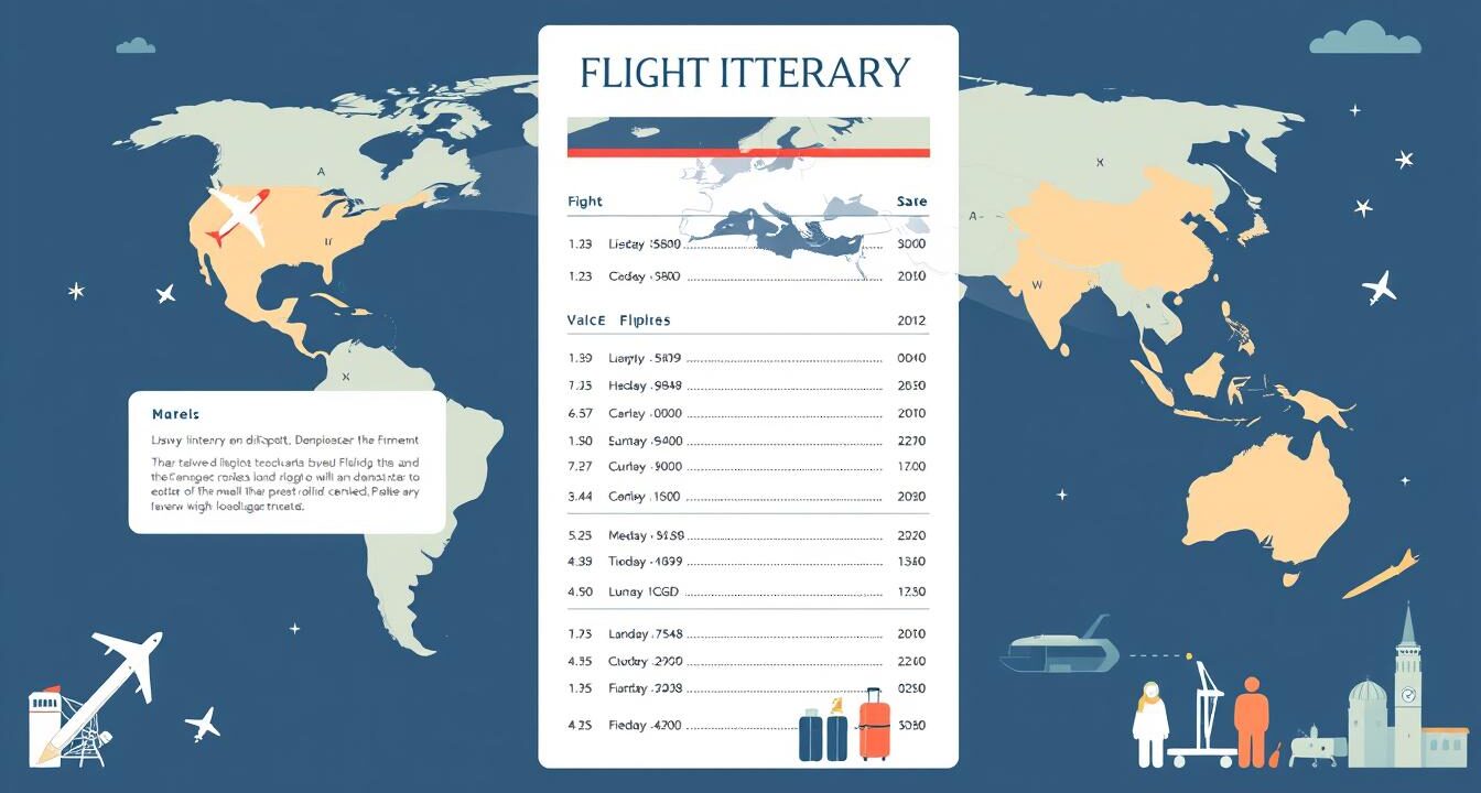 expedia flight itinerary