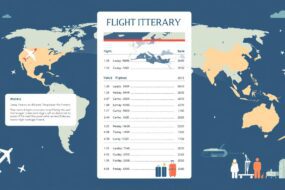 expedia flight itinerary