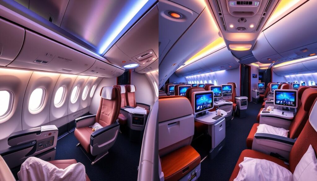 flight cabin comparison