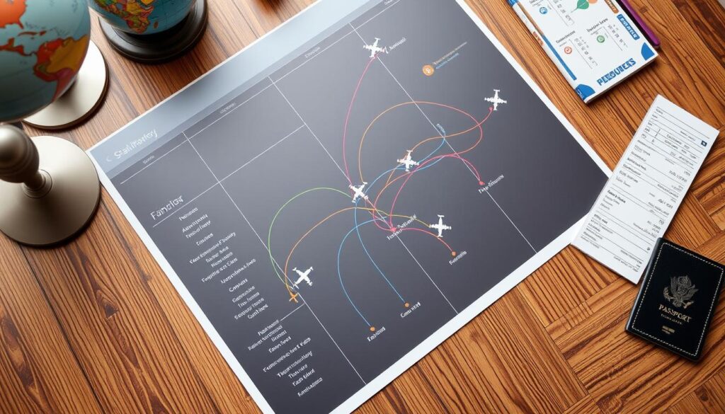 flights itinerary