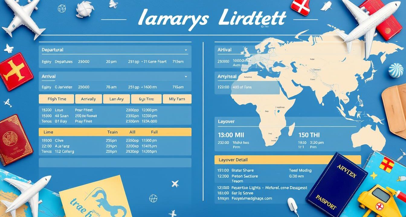 flights itinerary