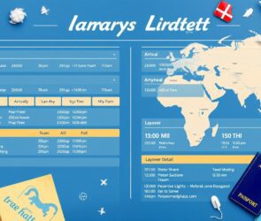 flights itinerary