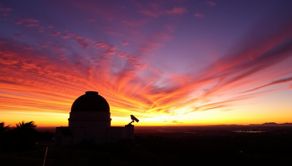 griffith observatory sunset