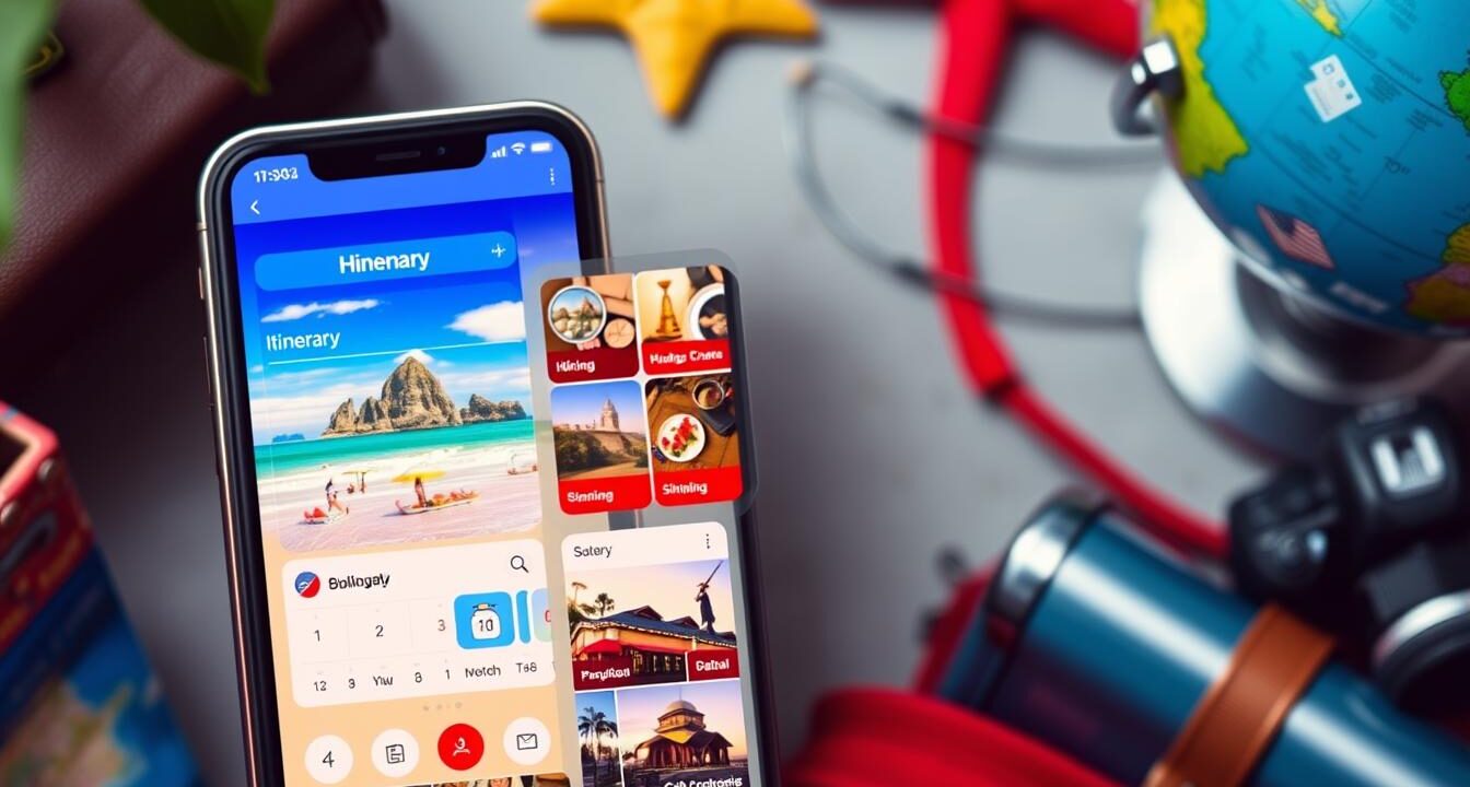 holiday itinerary app