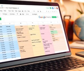 itinerary google sheets