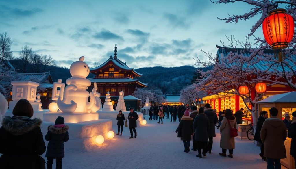 japan winter festivals