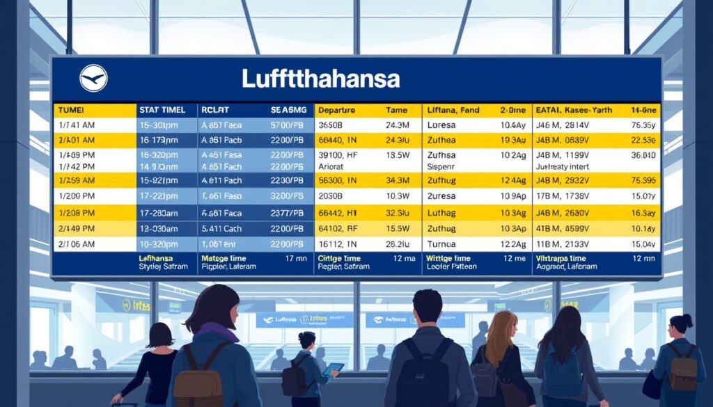 lufthansa flight schedule