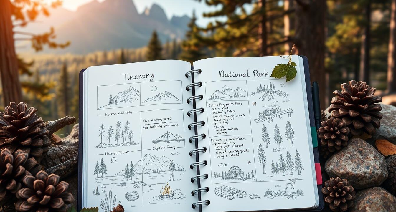 national park itinerary