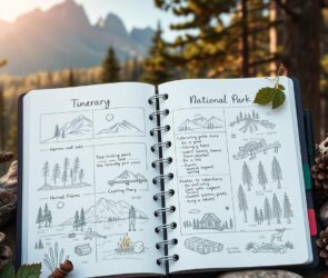 national park itinerary