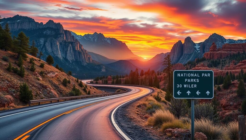 national park road trip duration