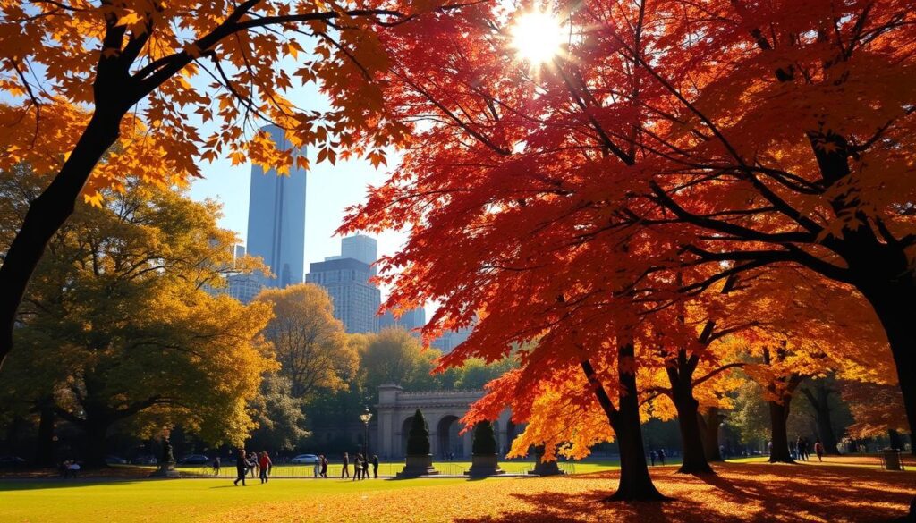 new york city fall foliage