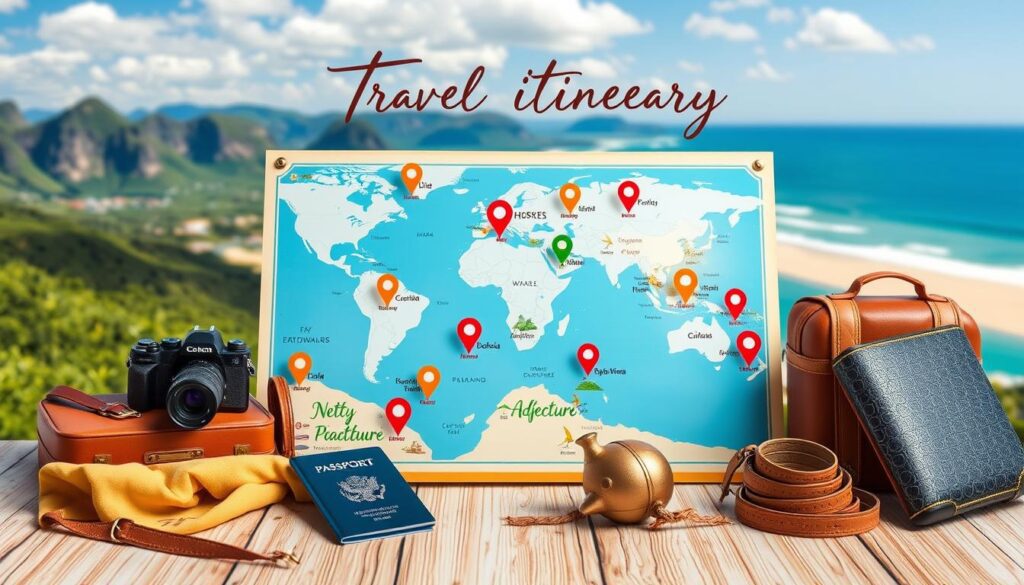 personalized travel itinerary