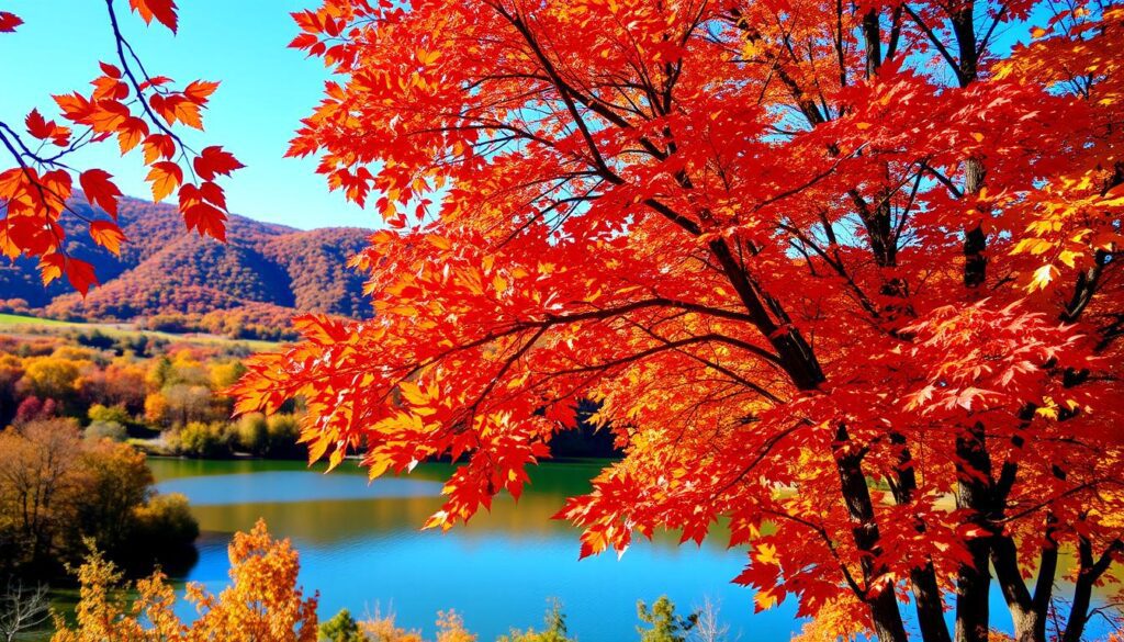 scenic fall foliage