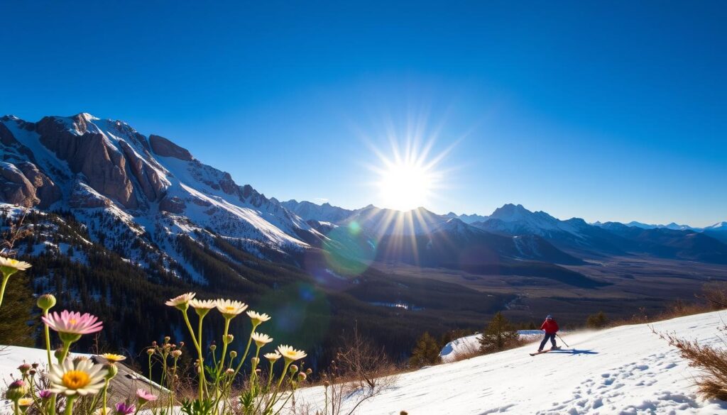 spring skiing utah