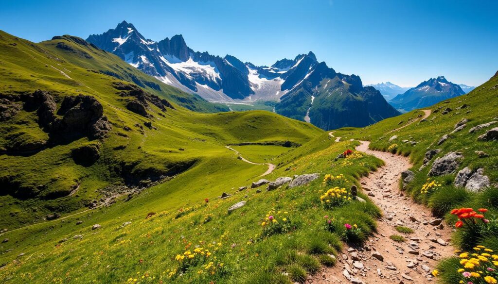 swiss alps hike