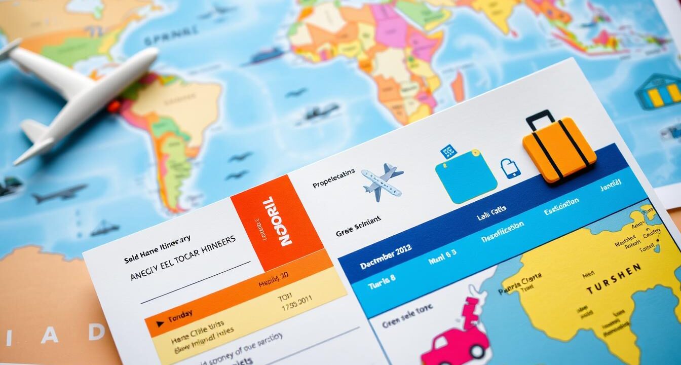 ticketed return travel itinerary