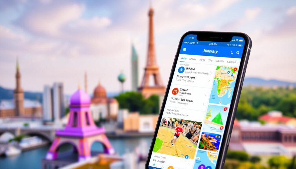 travel itinerary app