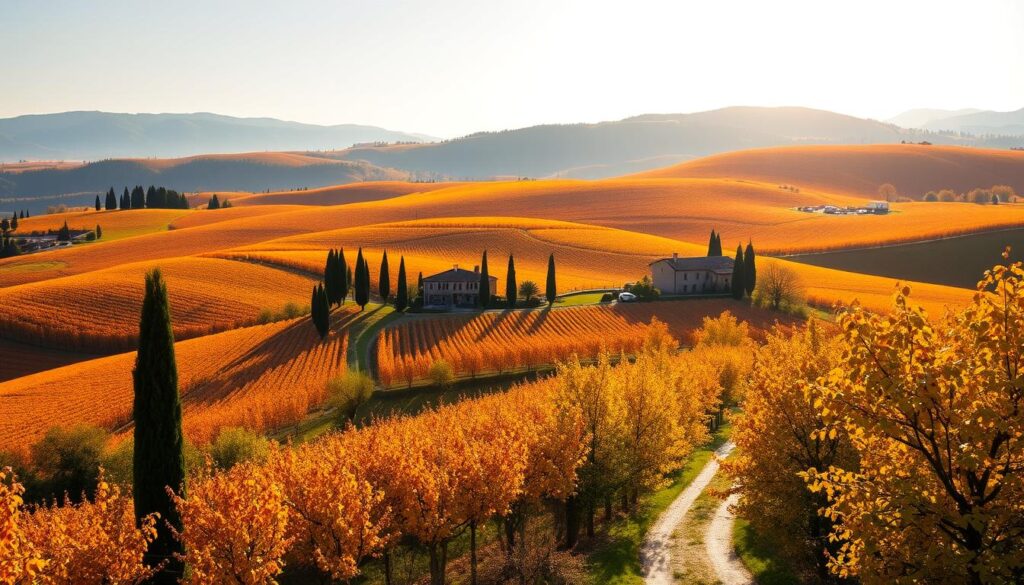 tuscany italy fall travel