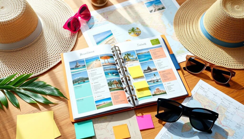 vacation itinerary planner