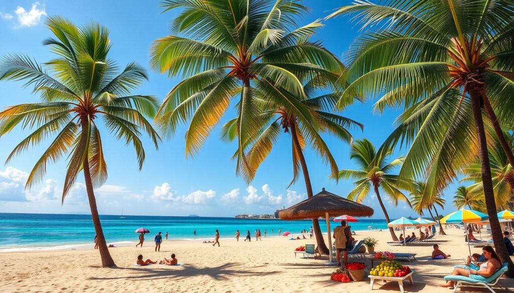 warm destinations in january